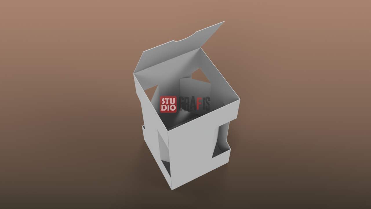 Packaging Box Template  - Box Insert  EVC71020