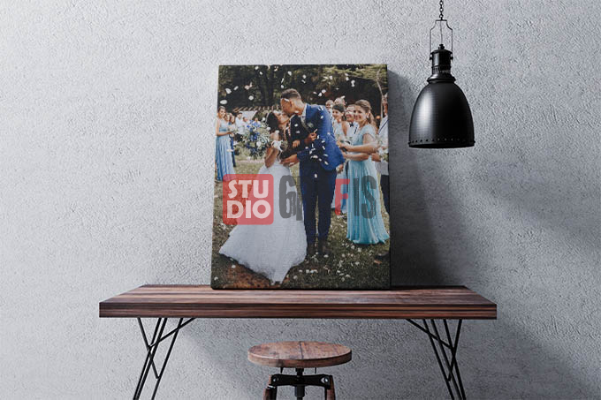 Realistic Kanvas PSD Photoshop Template